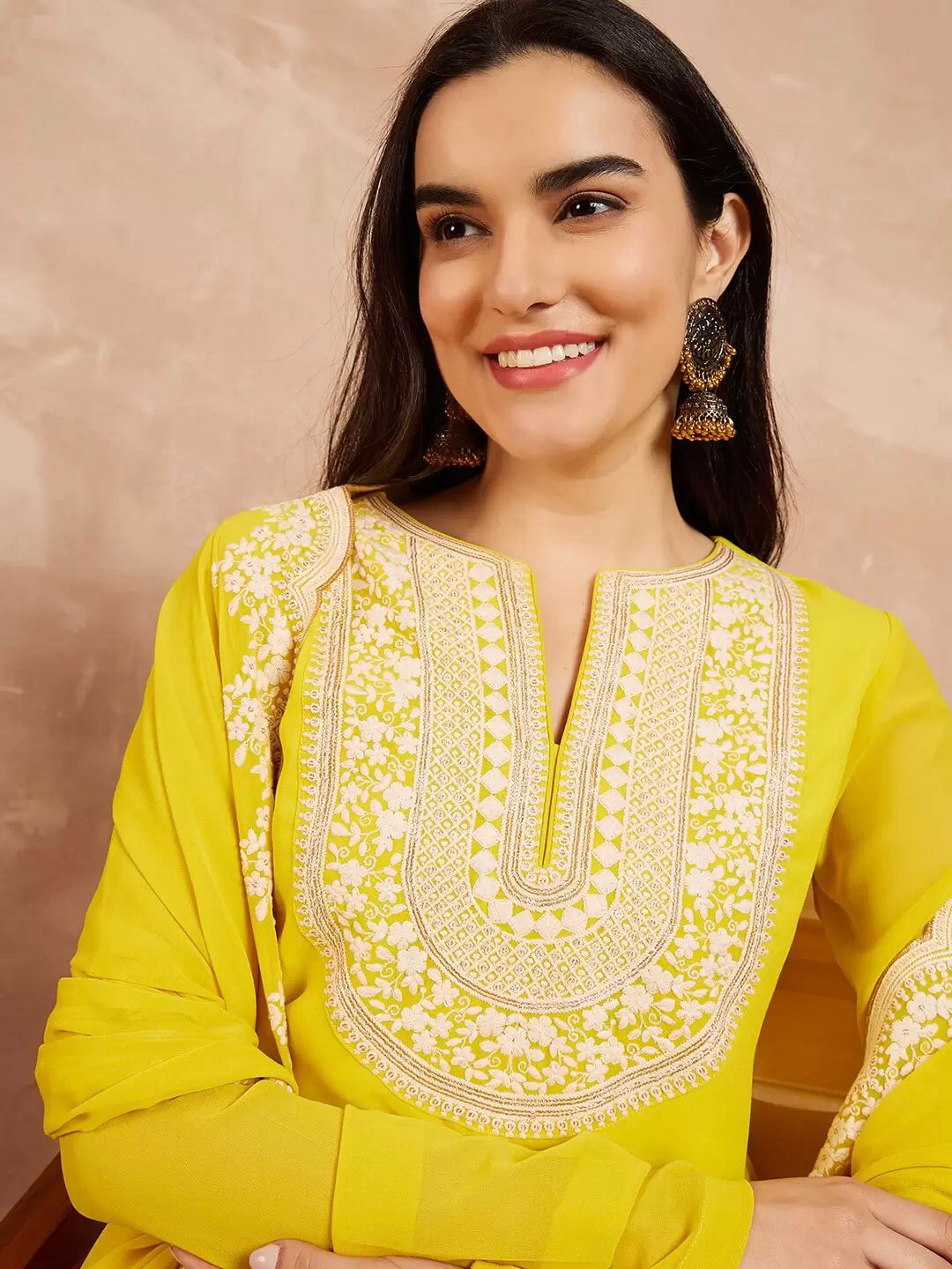 Elegant Faux Georgette Sharara Suit for Weddings & Festive Wear