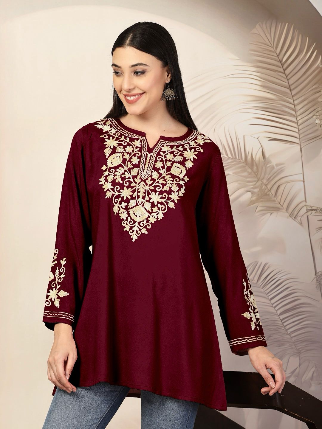 REYON COTTON SHORT KURTI