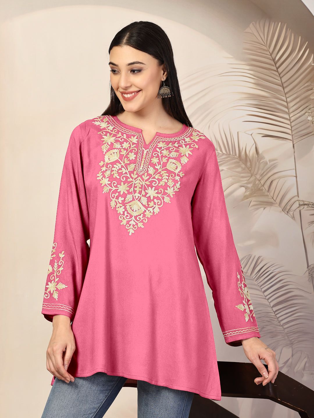REYON COTTON SHORT KURTI