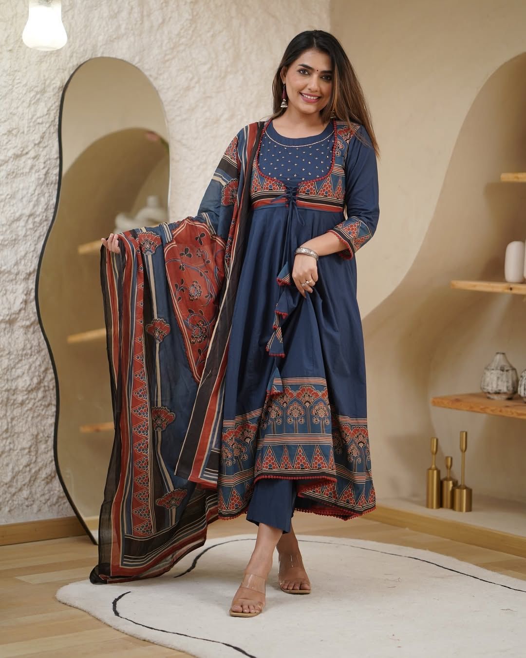 New Pure Mal Cotton Kurta Set
