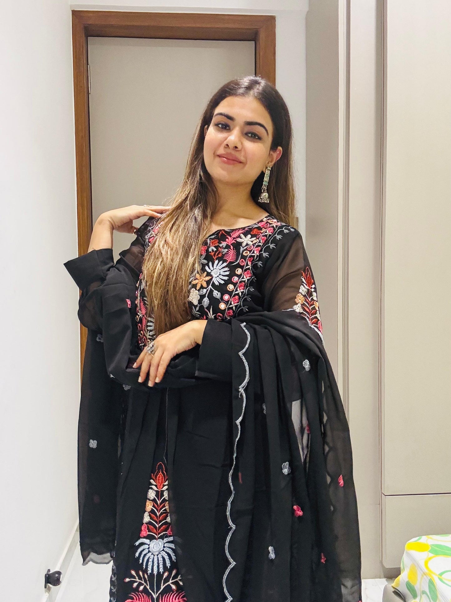 Timeless Full Embroidery Work Kurta Ensemble