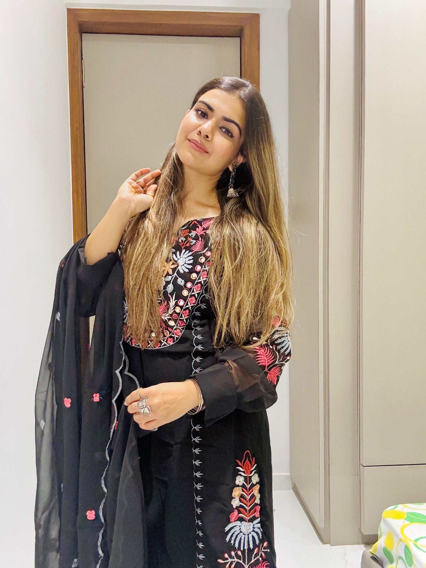 Timeless Full Embroidery Work Kurta Ensemble