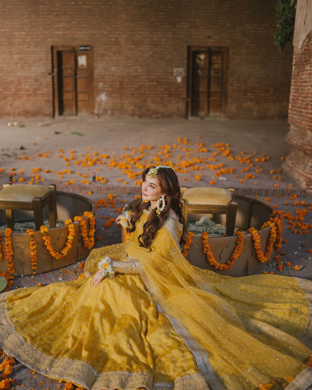 Filmy Fabulous Chinon Silk Embroidered Gown Set