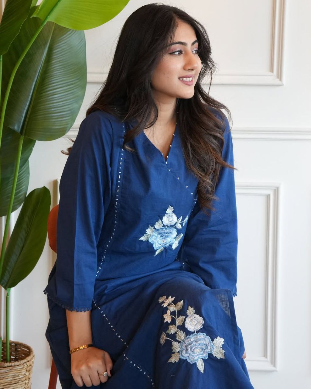 Radiate Timeless Elegance with Our Pure South Cotton Suit Set