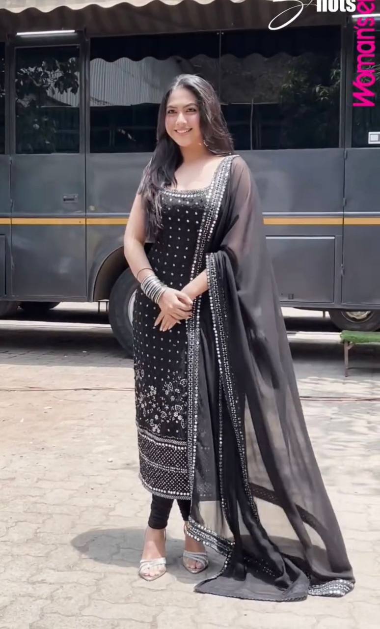 Exclusive Black 3-Piece Designer Kurta Set