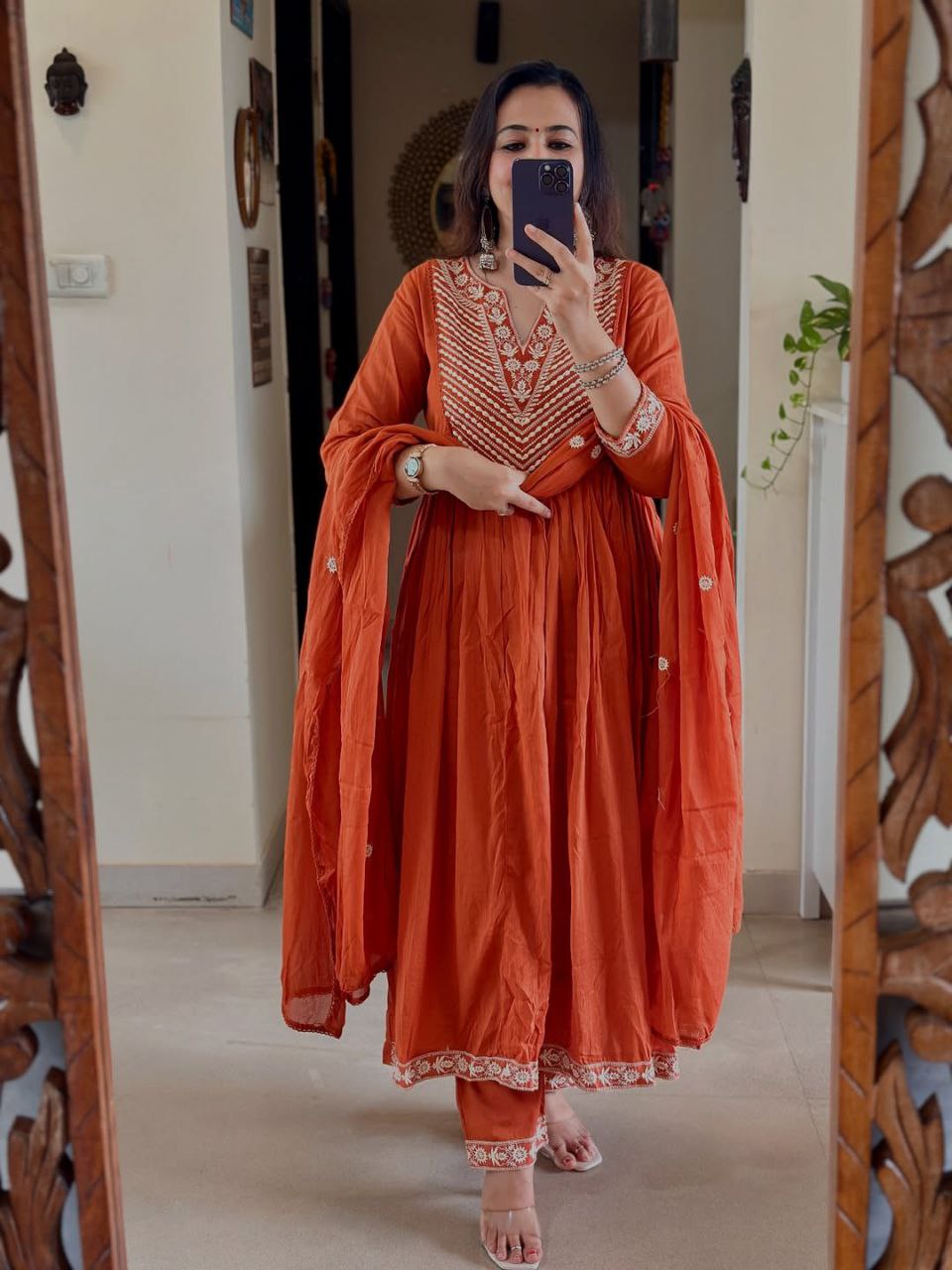 Trendiva Ethnic Elegance with Our Premium Cotton Suit Set