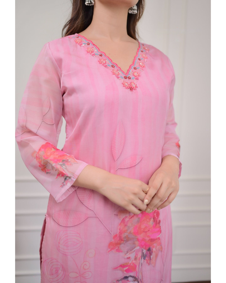 PREMIUM ORGANZA TUBBY KURTA SET