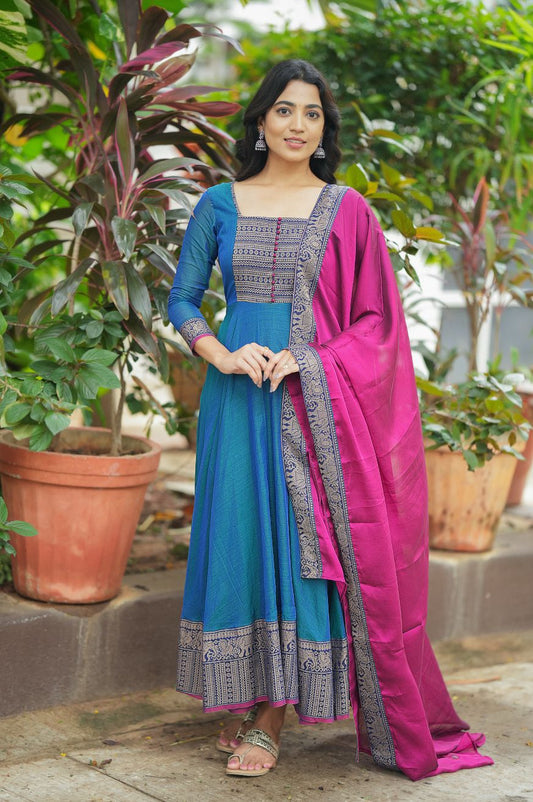 Beautiful Gown With Duppta