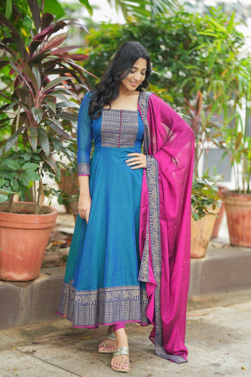 Beautiful Gown With Duppta
