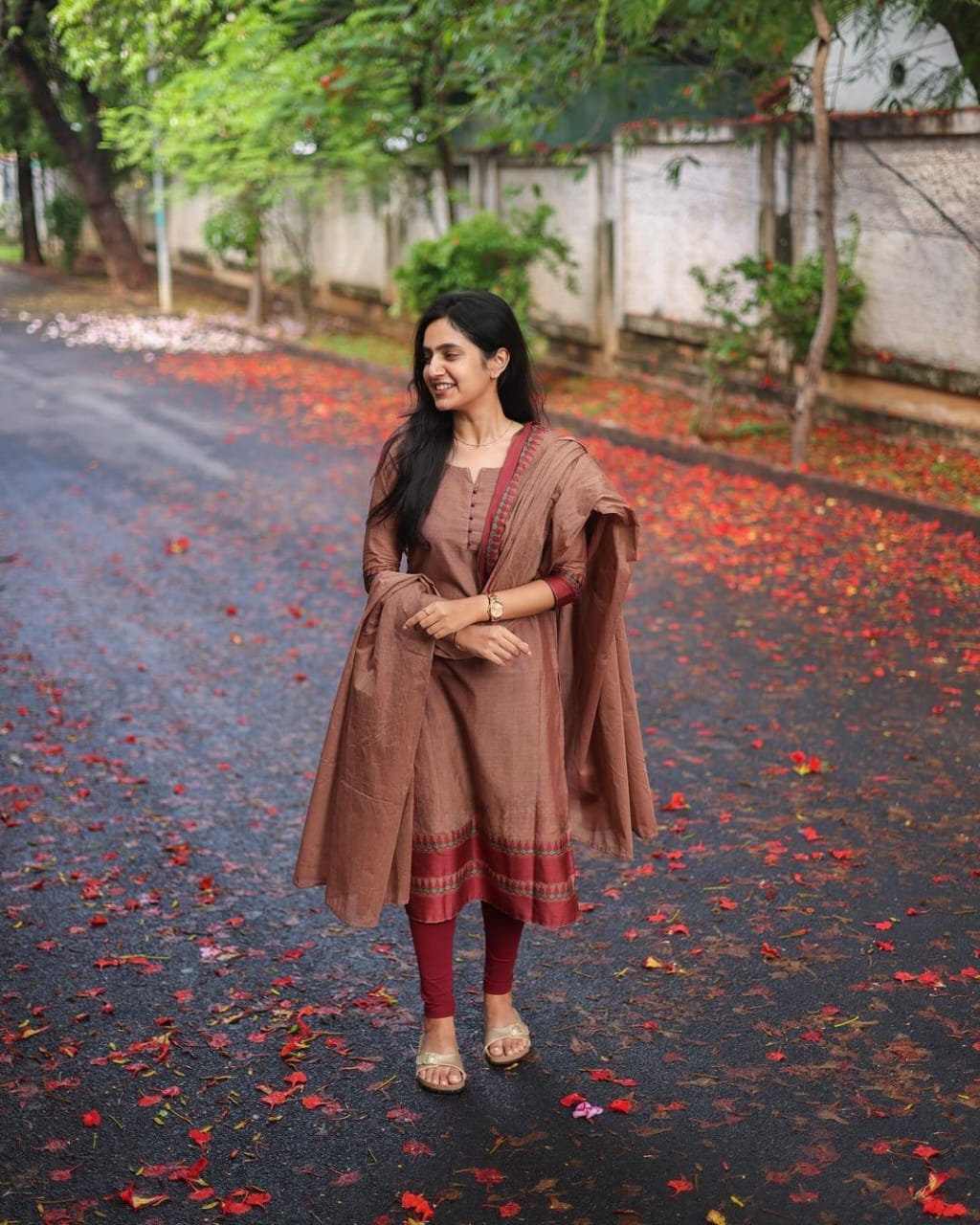 Elegant Kanchi Cotton Suit Set