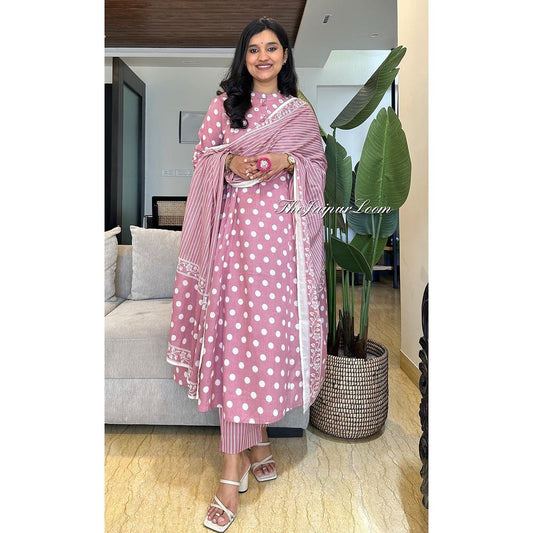 PURE COTTONKURTI PANT SET