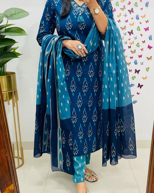 New Pure Cotton Suit Set
