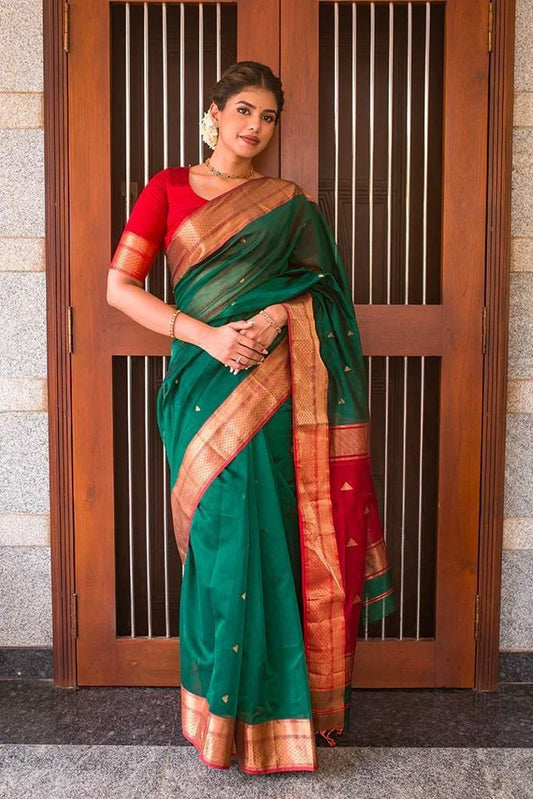 Traditional Royal Looms Lichi Silk Saree