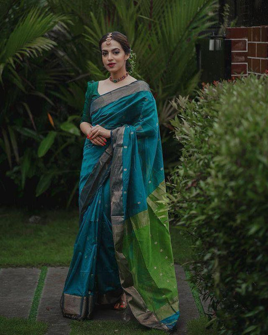 Elegant Soft Lichi Silk Saree