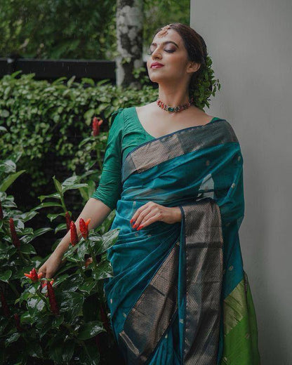 Elegant Soft Lichi Silk Saree