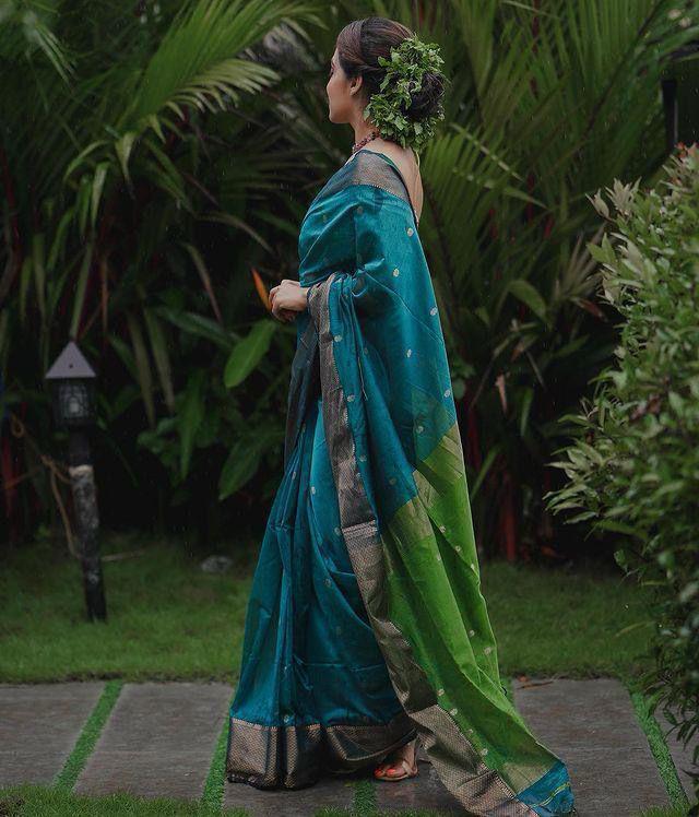 Elegant Soft Lichi Silk Saree