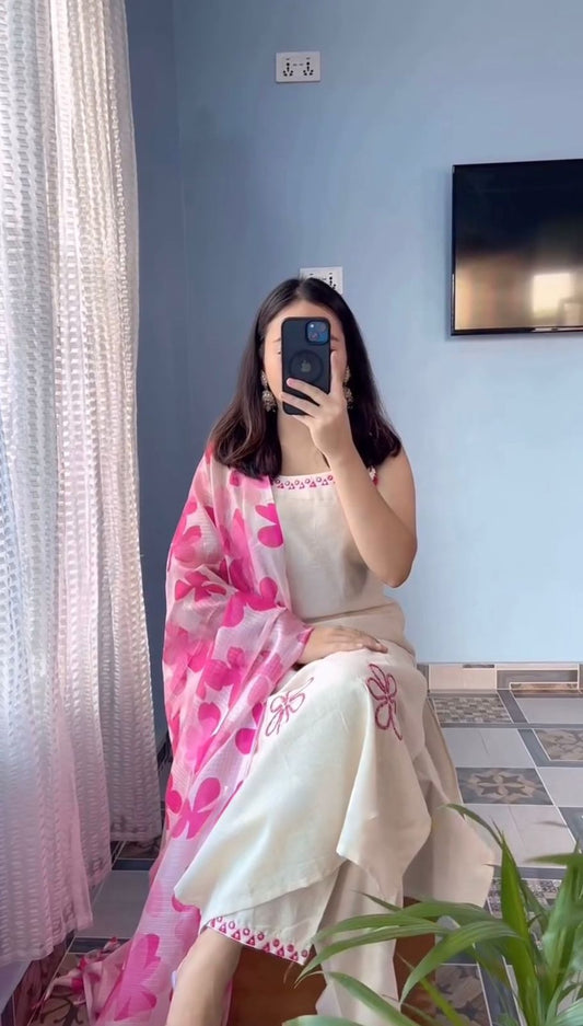 Stylish Roman Silk Plazzo Kurta Set for Every Occasion