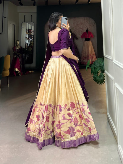 BEAUTIFUL PERFECTION VICHITRA SILK LEHENGA CHOLI