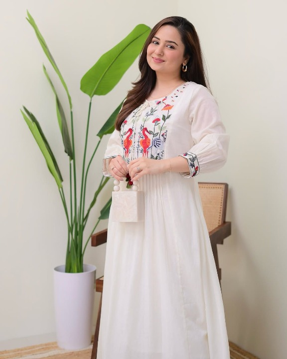 New Cotton Top with Pocket Plazo Pant Set