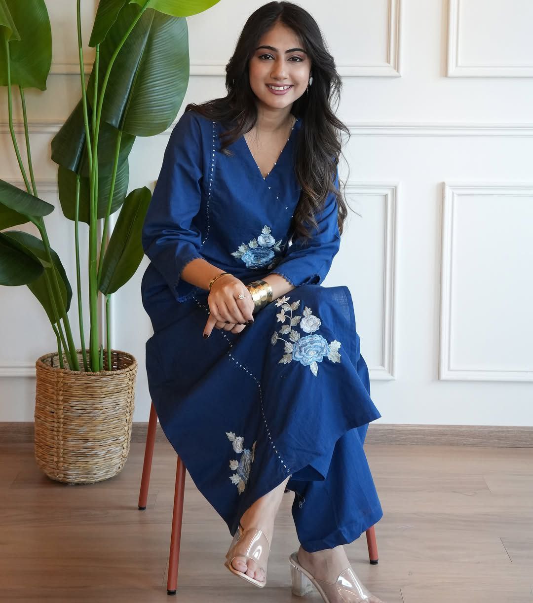 Radiate Timeless Elegance with Our Pure South Cotton Suit Set