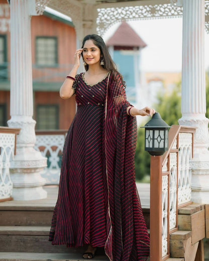 ANARKLI GOWN WITH DUPATTA