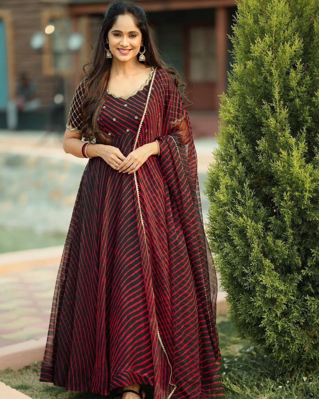 ANARKLI GOWN WITH DUPATTA